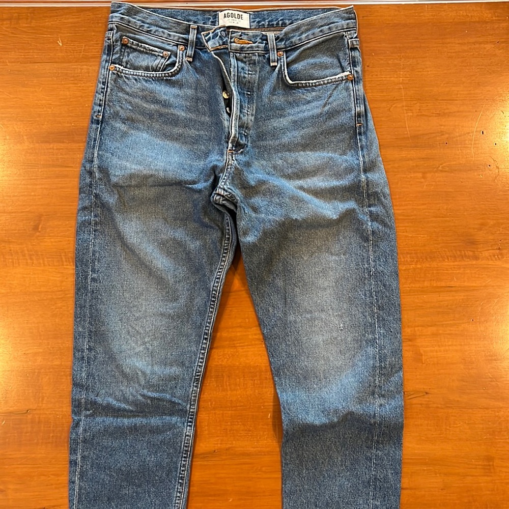 AGOLDE Riley High Rise Straight Jean